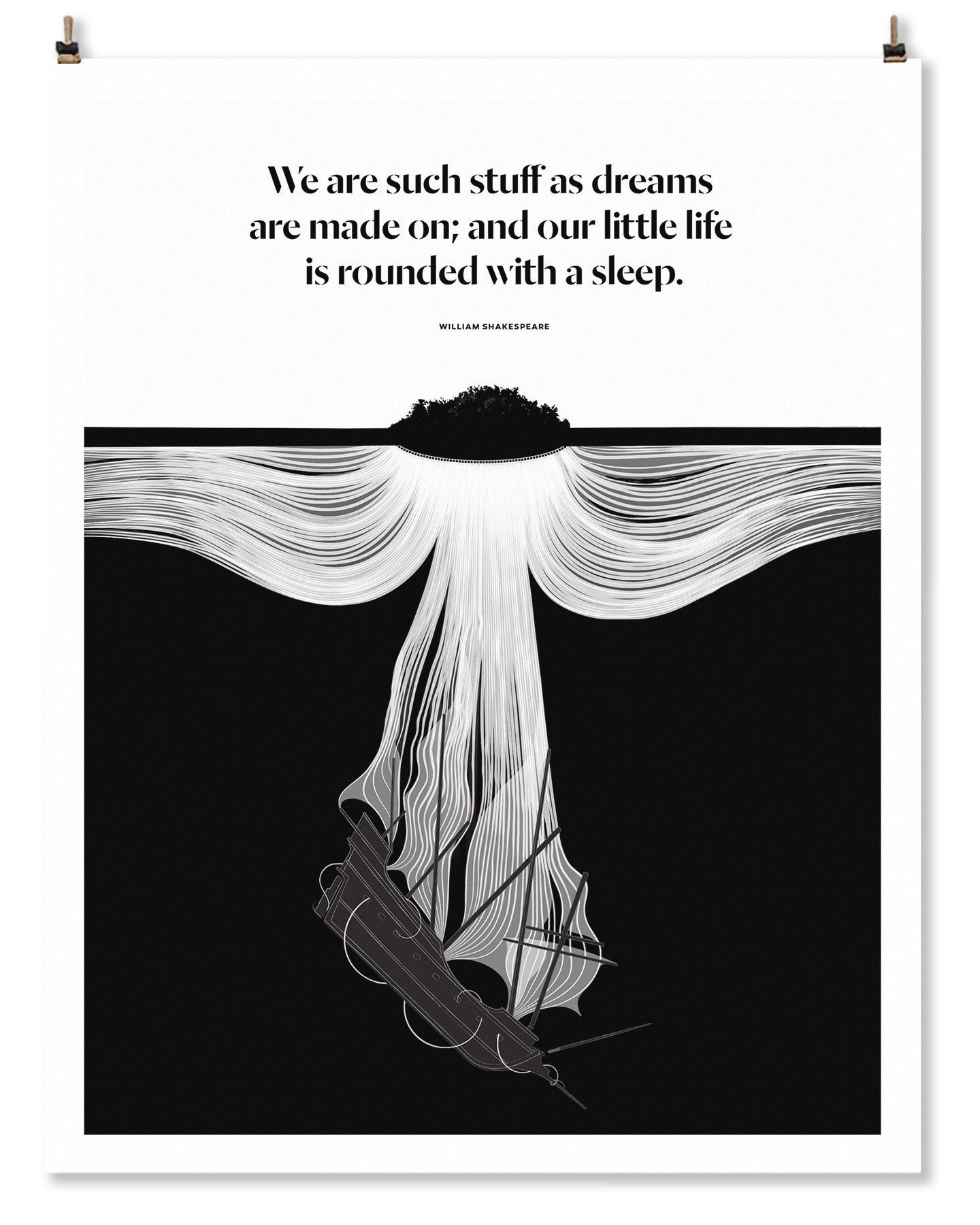 William Shakespeare Quote Print - Obvious State